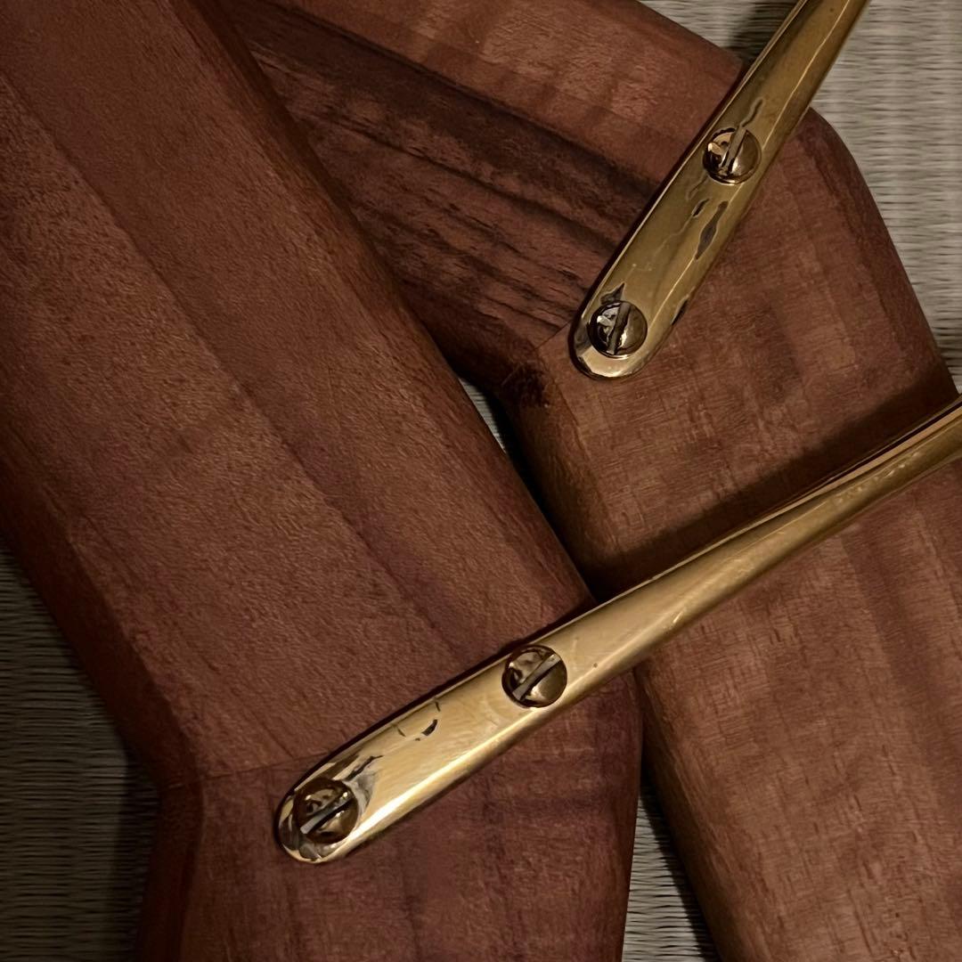 Carl Aubock ハンガー 真鍮 2本セット カールオーボック