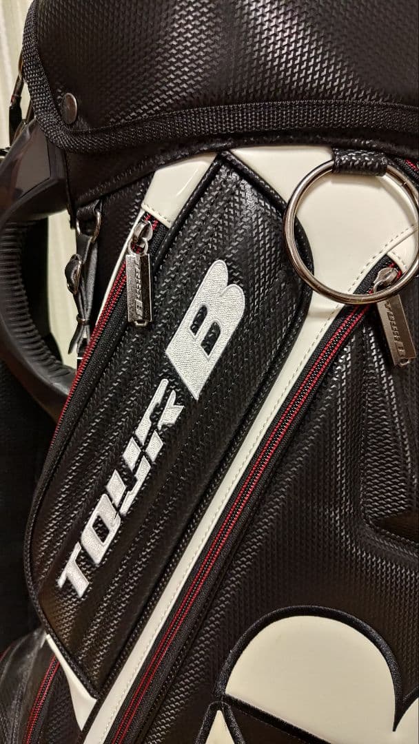 TOUR B ゴルフバッグ ブラック/ホワイト