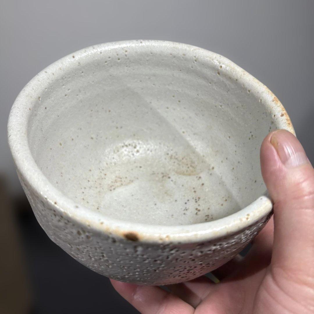 真作　人間国宝　藤原啓作　藤原雄鑑　志野茶碗　希少作品