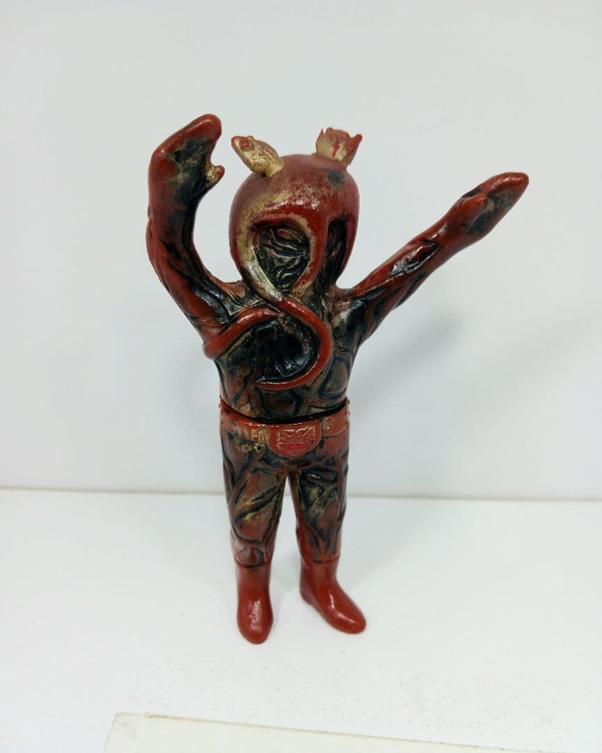 当時物 ポピー 仮面ライダー 怪人トリカブト ソフビ