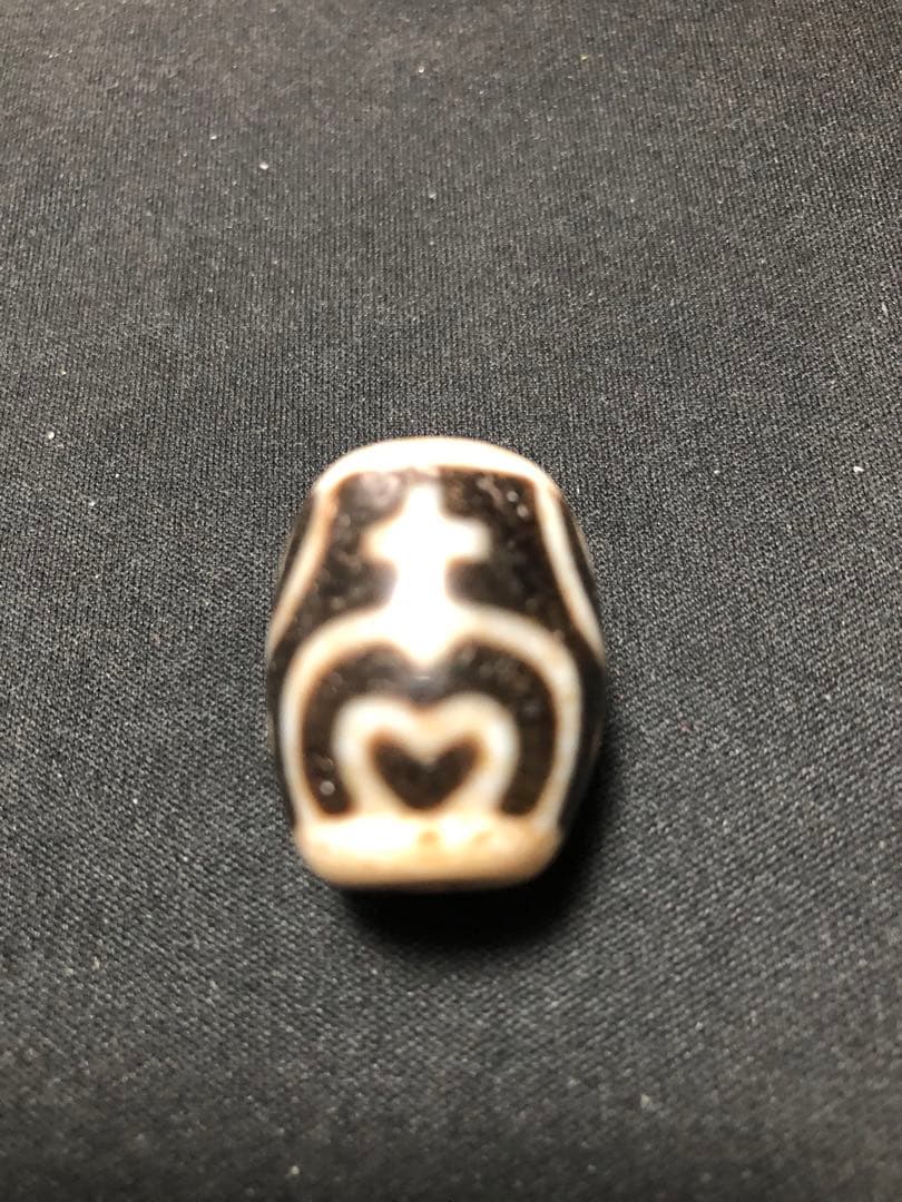 上肯天珠‼️西蔵老礦手工伝承樽型蓮華宝瓶天珠