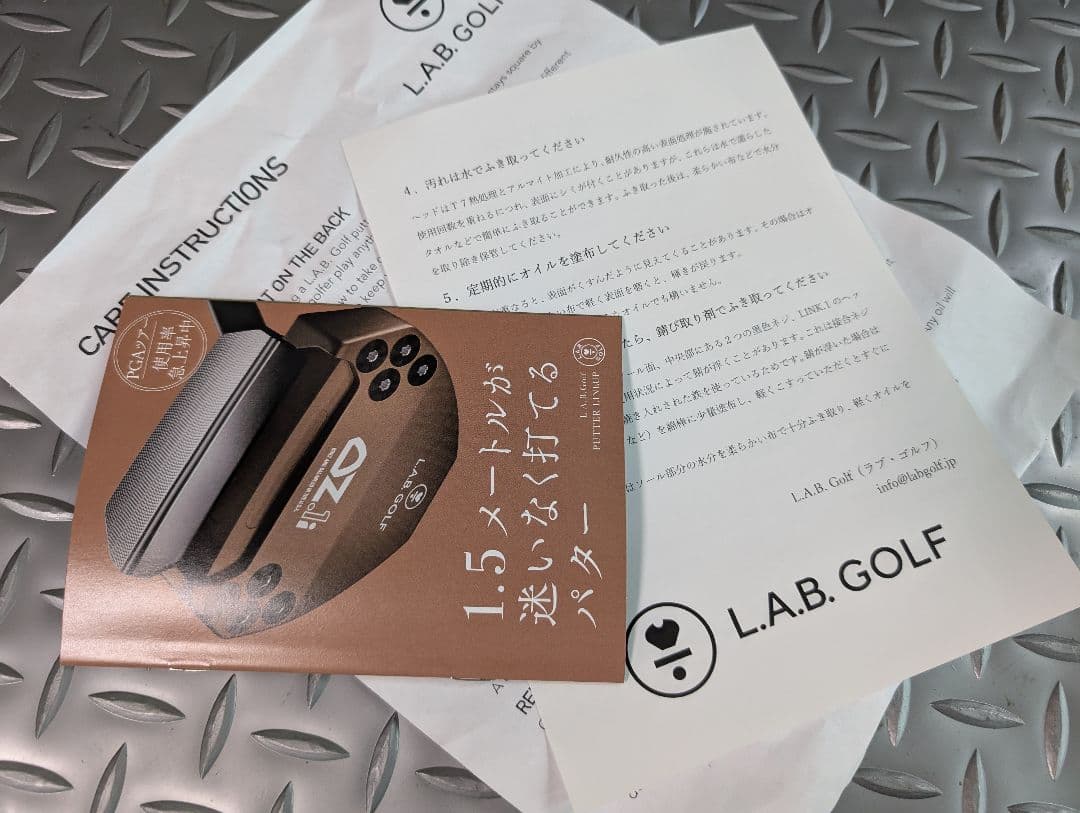 日本正規品　L.A.B.GOLF ラブゴルフOZ.1 HSパター 34インチ
