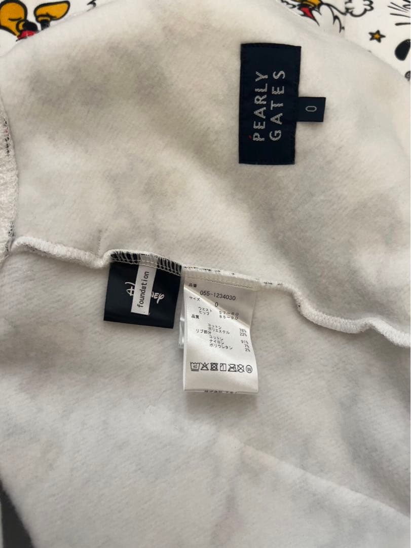 PEARLY GATES ミッキーマウスコラボ　セットアップ　ニット帽