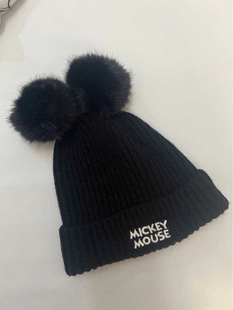 PEARLY GATES ミッキーマウスコラボ　セットアップ　ニット帽