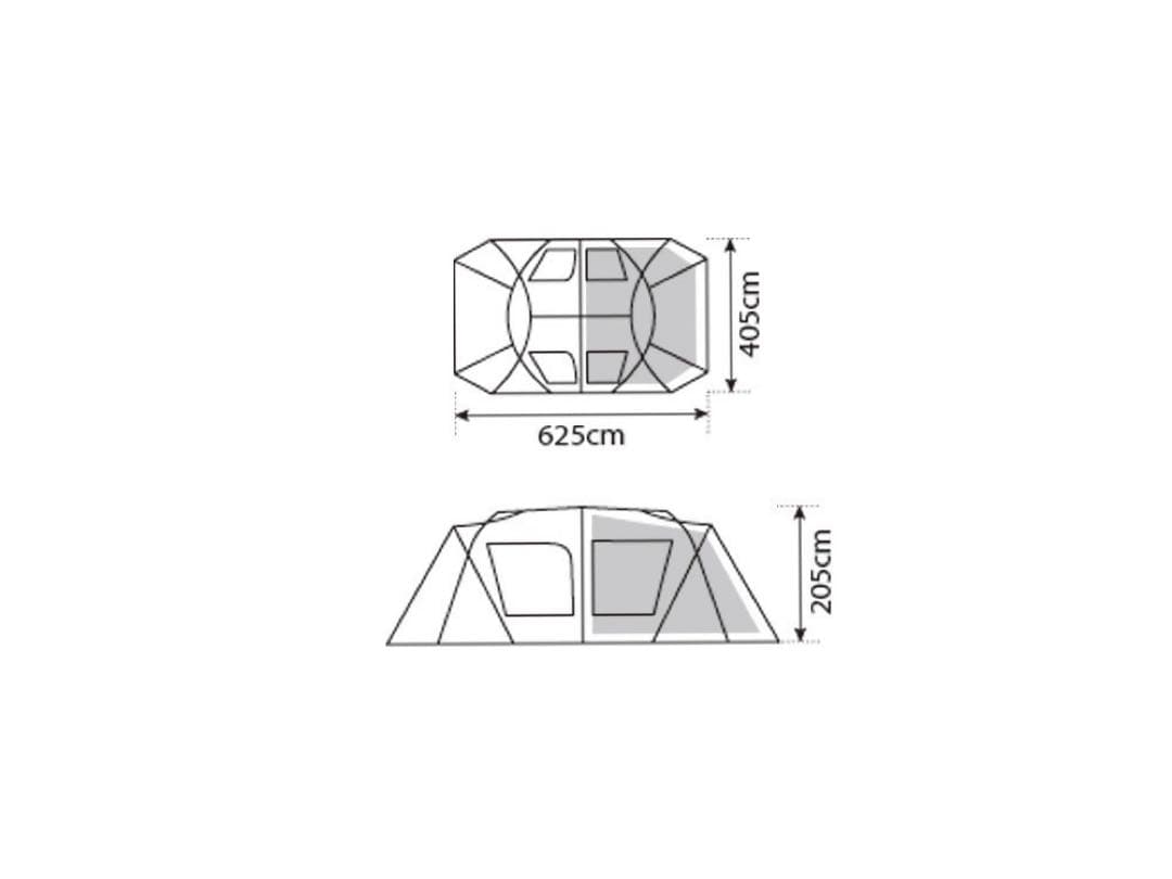peak ランドロック アイボリー レッドフレーム FES-671