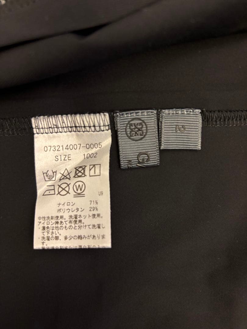 G/FORE ジーフォア　モックネック　半袖　ブラック