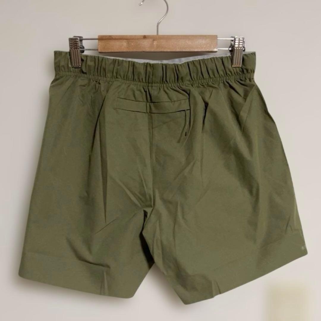 Satisfy / ピースシェル ランニングショーツ オリーブ Mサイズ