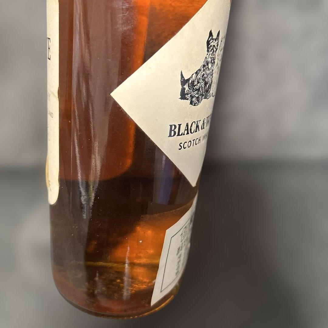 未開封　BLACK & WHITE スコッチウイスキー　古酒