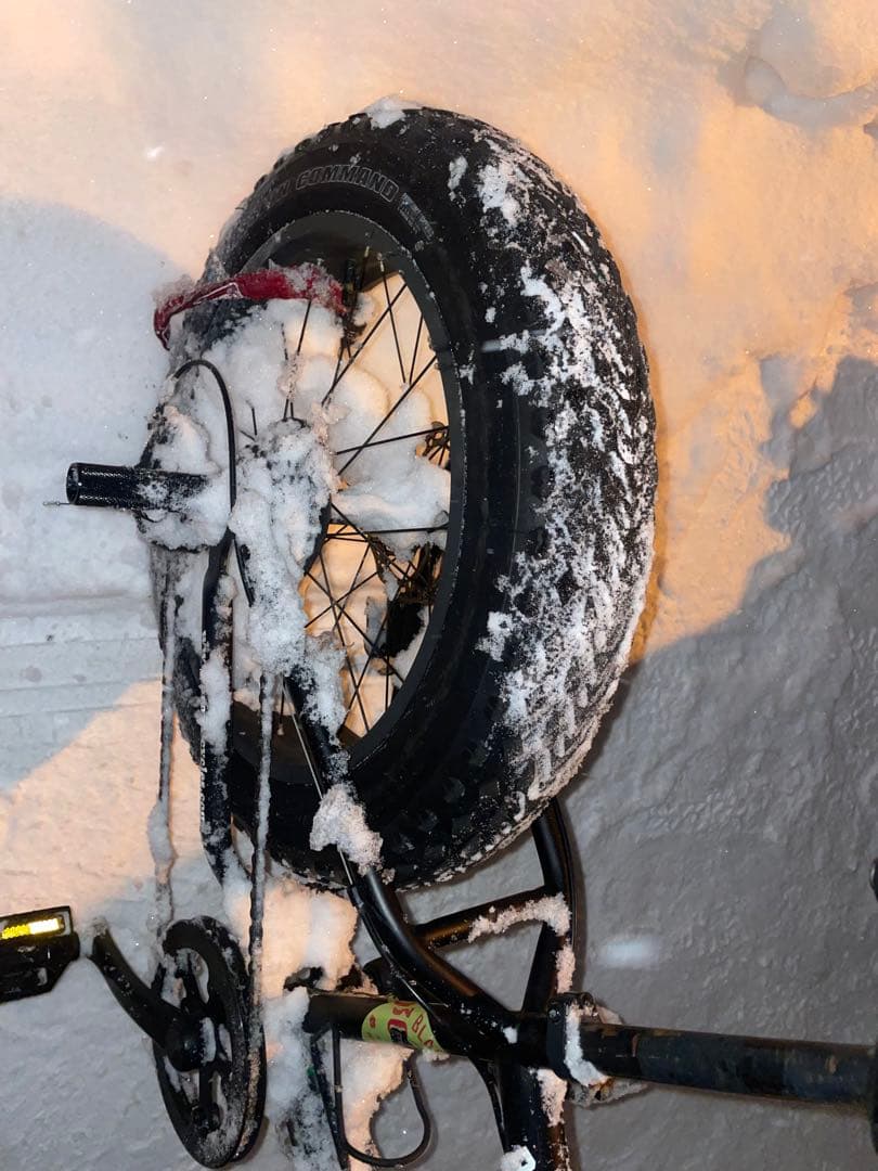 BRONX ファットバイクカスタム雪道走行用