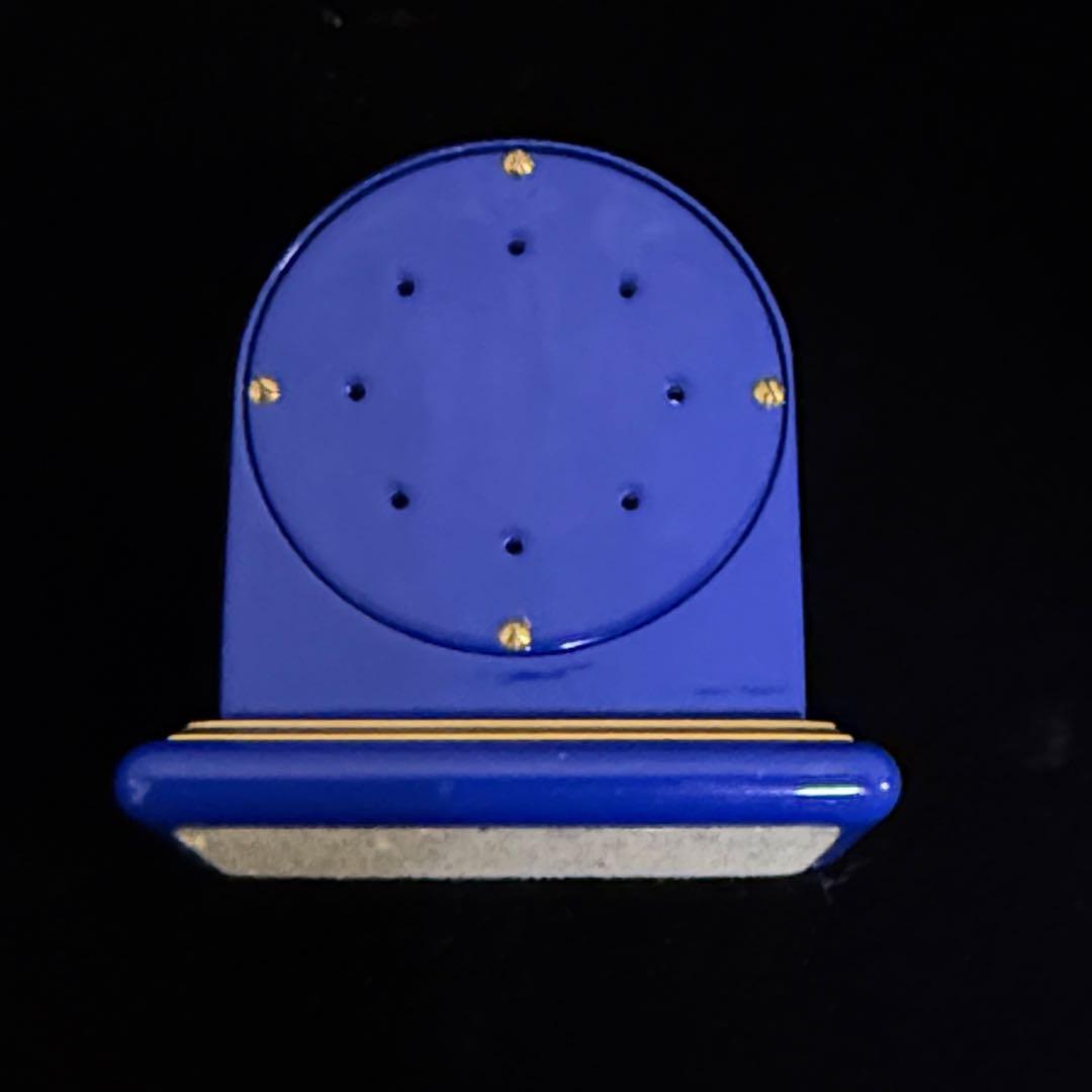 ブルガリ BVLGARI 置き時計 トラベルクロック青色