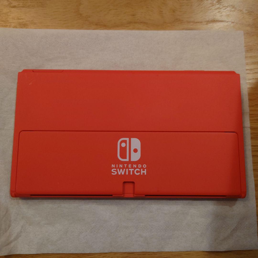 NintendoSwitchマリオレッド本体セット充電グリップ2個