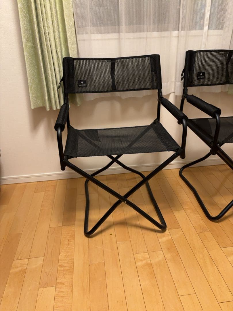 スノーピーク メッシュFDチェア ブラック 2脚セット
