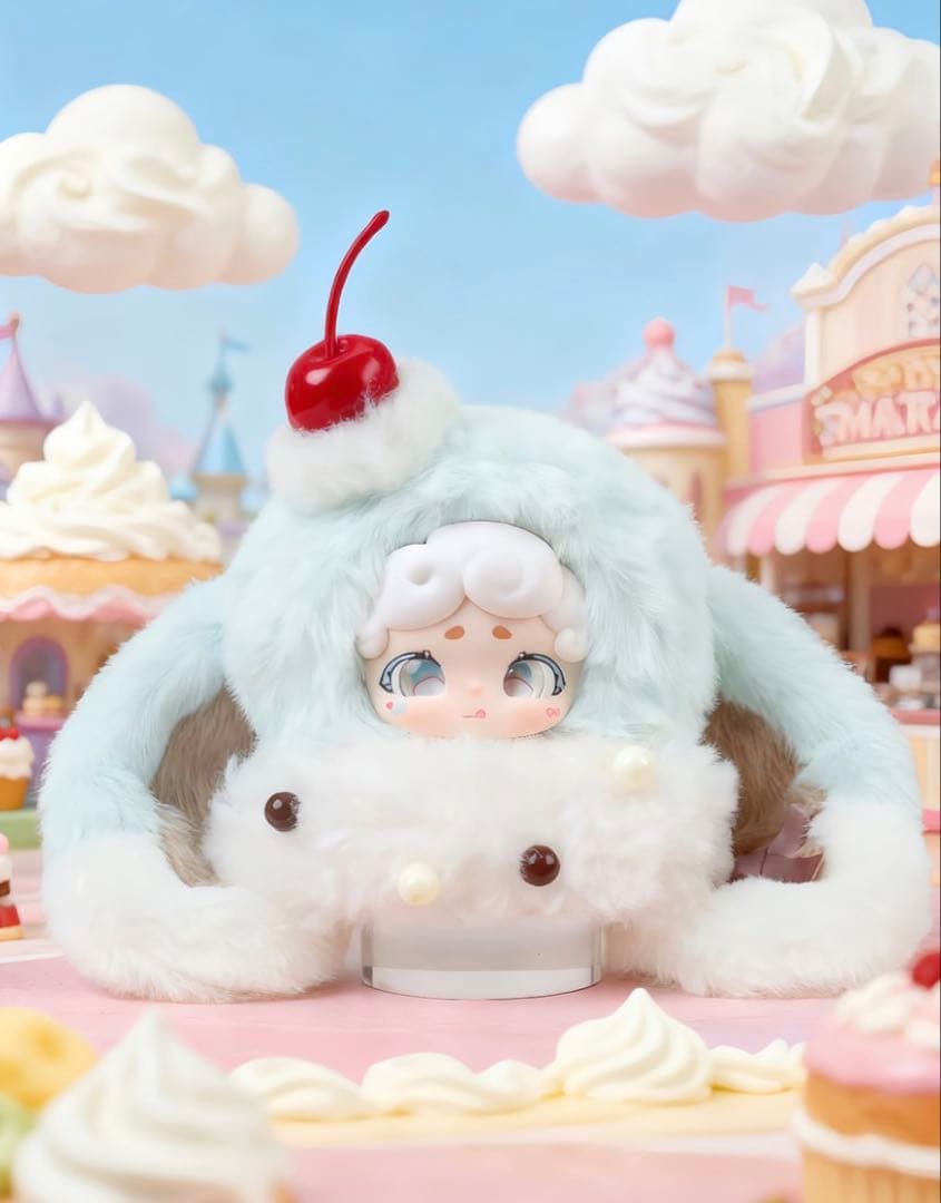 Lucky deer nai ラッキー ディアナイ アイス おやすみ兎 ふわもこ