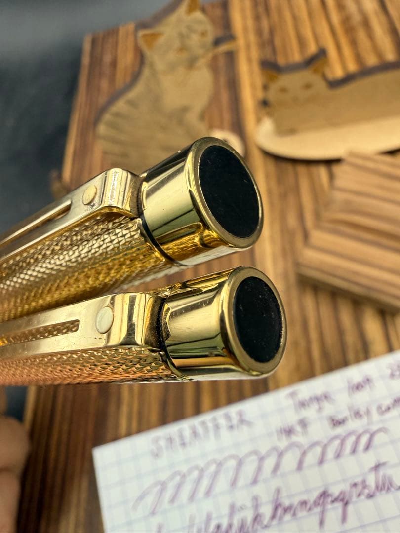 SHEAFFER 万年筆 タルガ 1009 23K張 バーレイ おまけ付