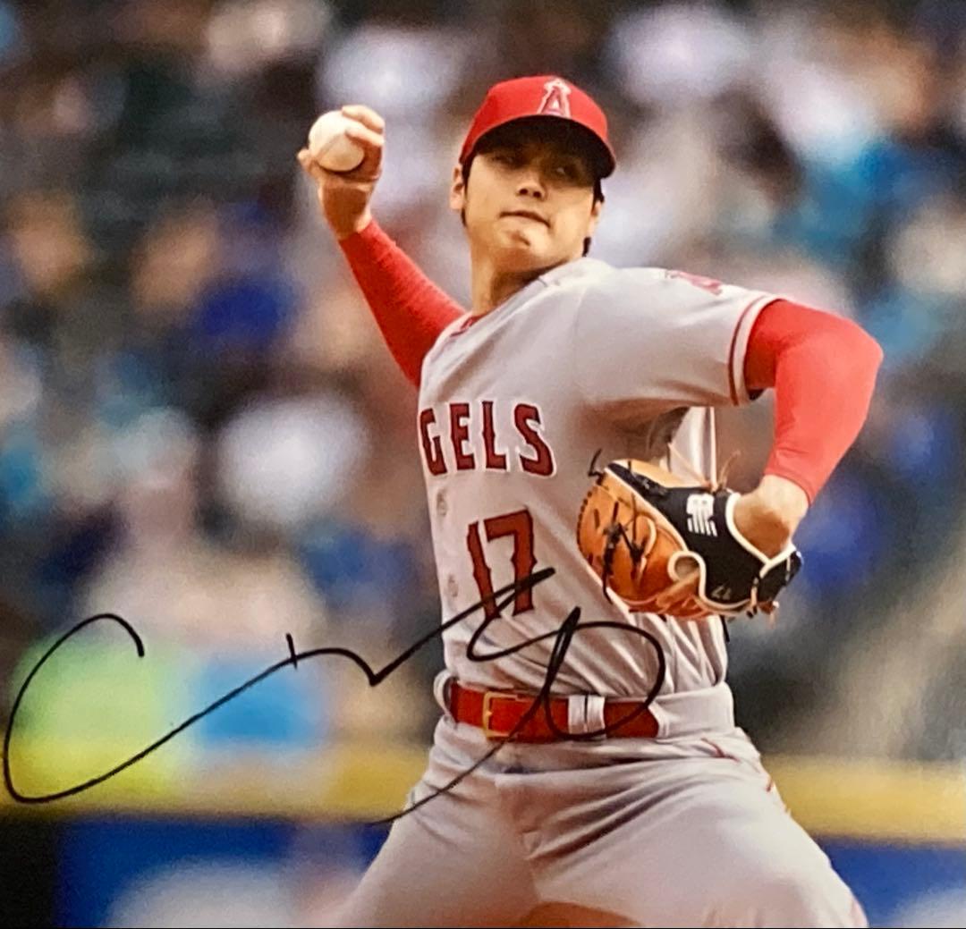 に*ん様 超希少/全米/市場価格/暴騰/メジャー/大谷翔平/直筆サイン入り /本