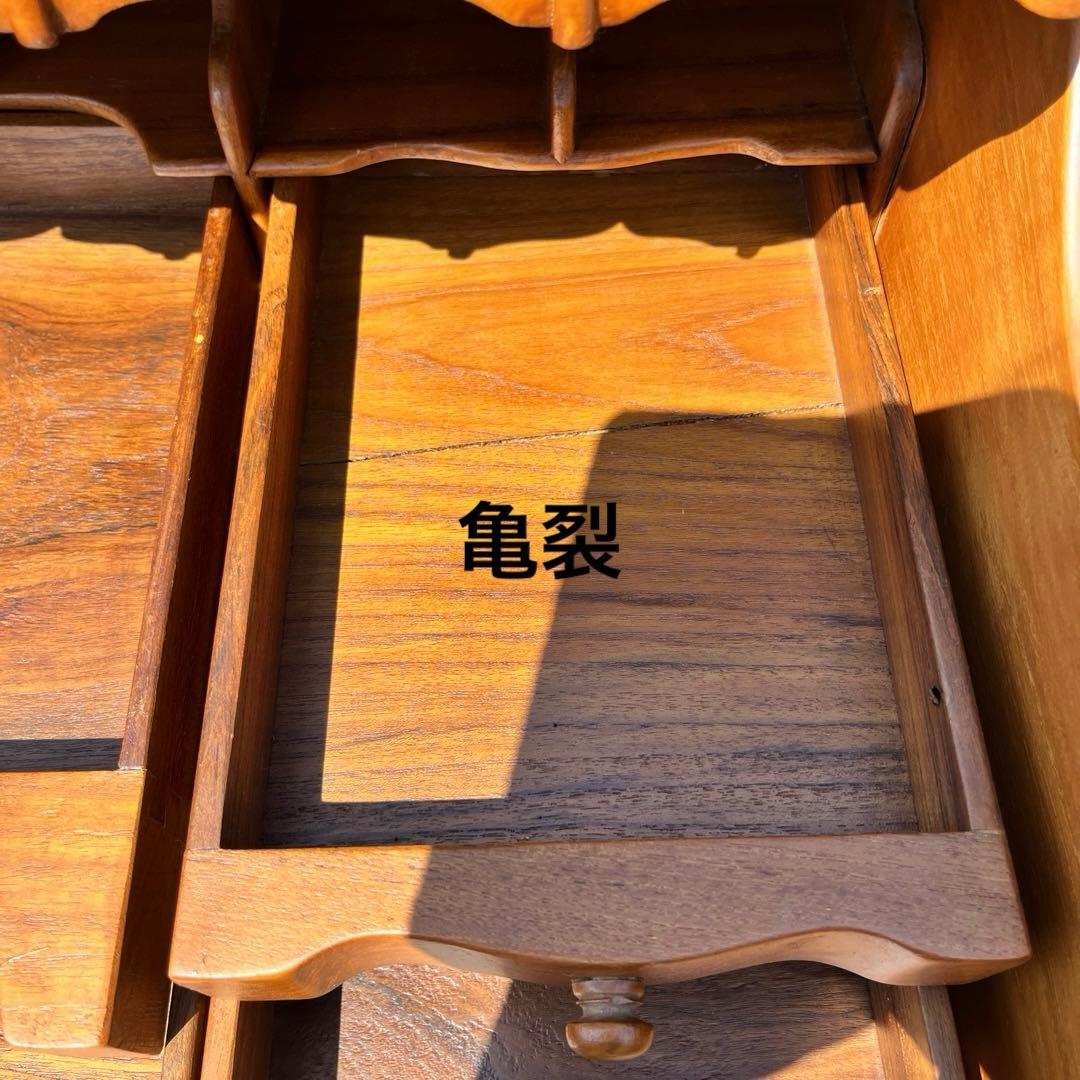 高級 ヨーロッパ アンティーク 猫脚 書斎机 ビンテージ 木製机 豪華 ロココ調