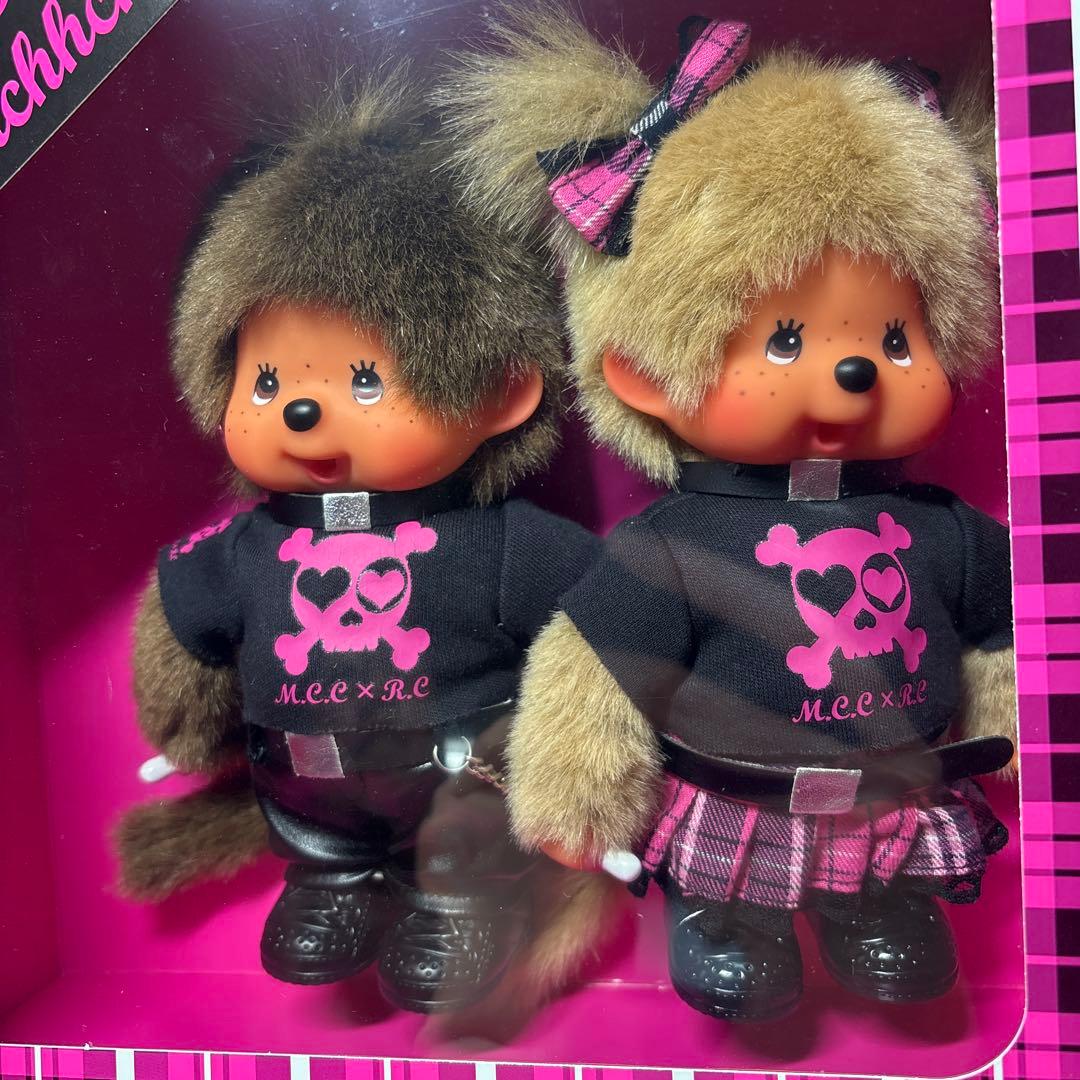 新品 ラブリーパンク モンチッチ ペア monchhichi 582