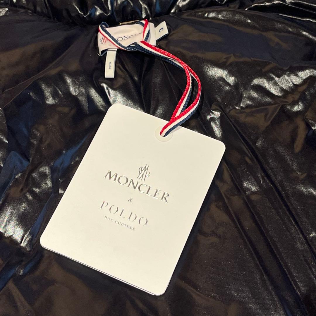 モンクレール ポルド ドッグ クチュール　犬用ダウンベスト　犬服　黒　サイズ3