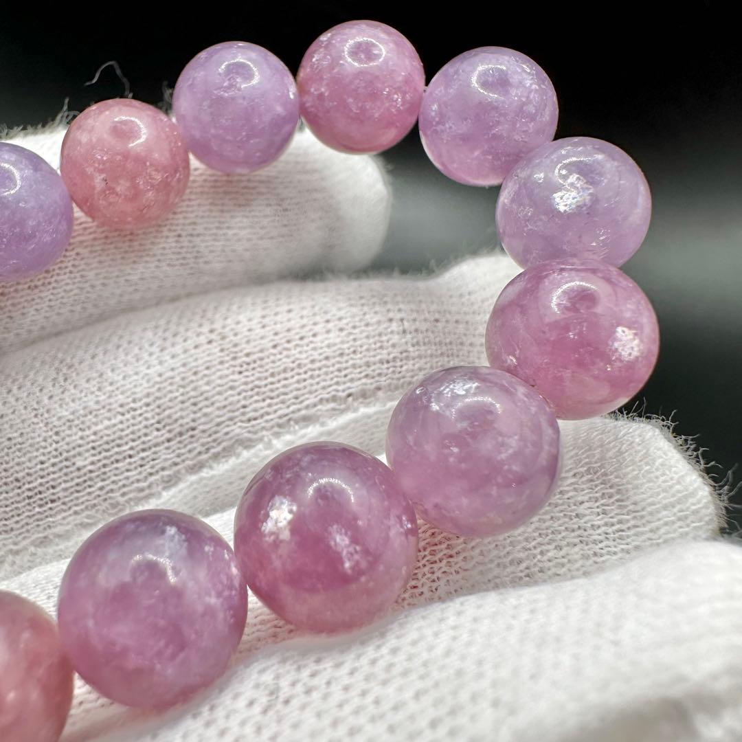 キラキラな輝き！！　マルチカラーレピドライト　ブレスレット④