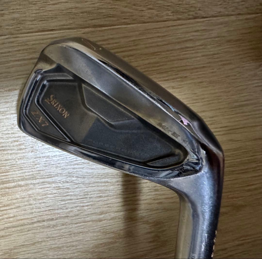 特別仕様 スリクソン ZX7MkIIブラッククロムアイアン 【ゴールド】#6〜P