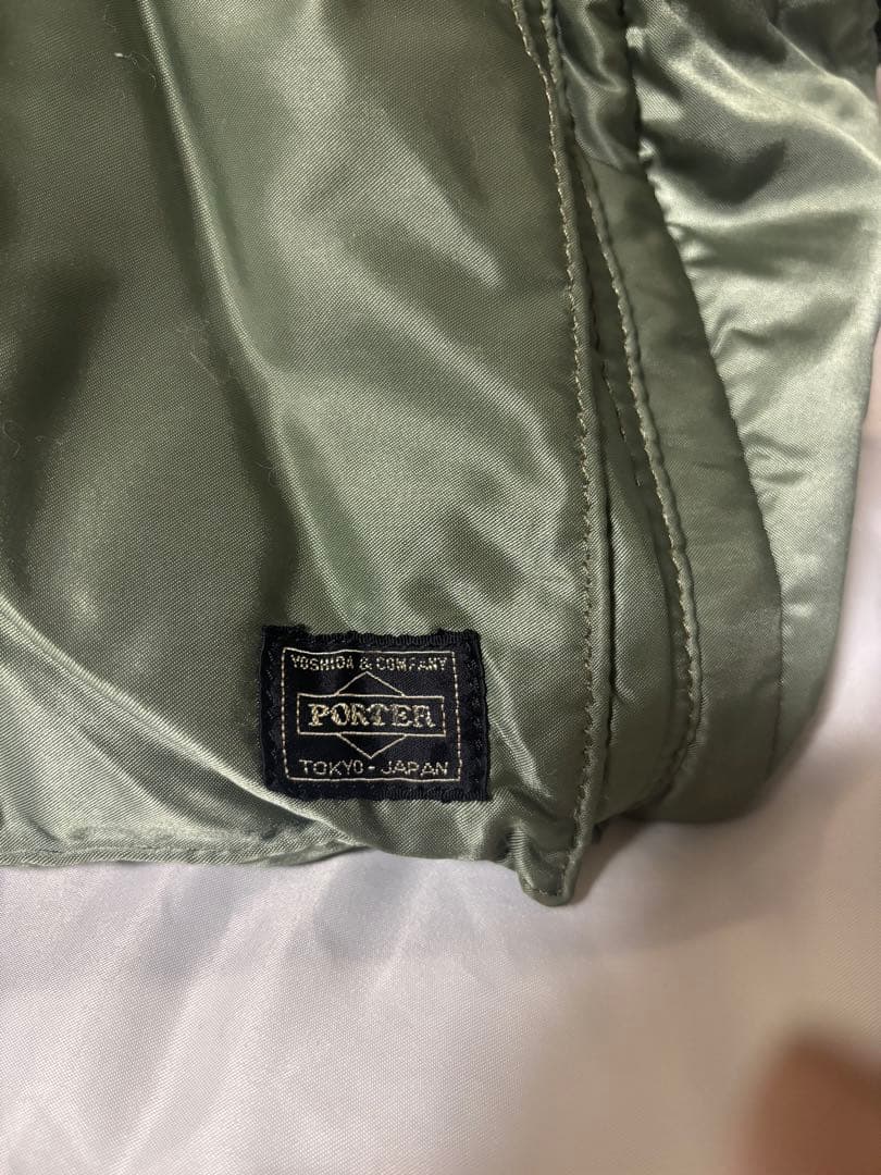 廃盤 希少 ポータータンカー ボストンバッグL ショルダーバッグ 大容量セージ