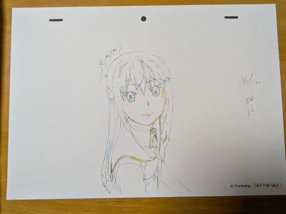 グリザイア　限定抽選特典　複製原画　クリアファイル　ファントムトリガー