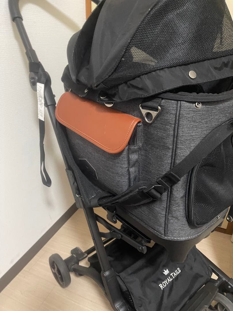 お値下げ済み　折りたたみペットカート グレー 7in1機能