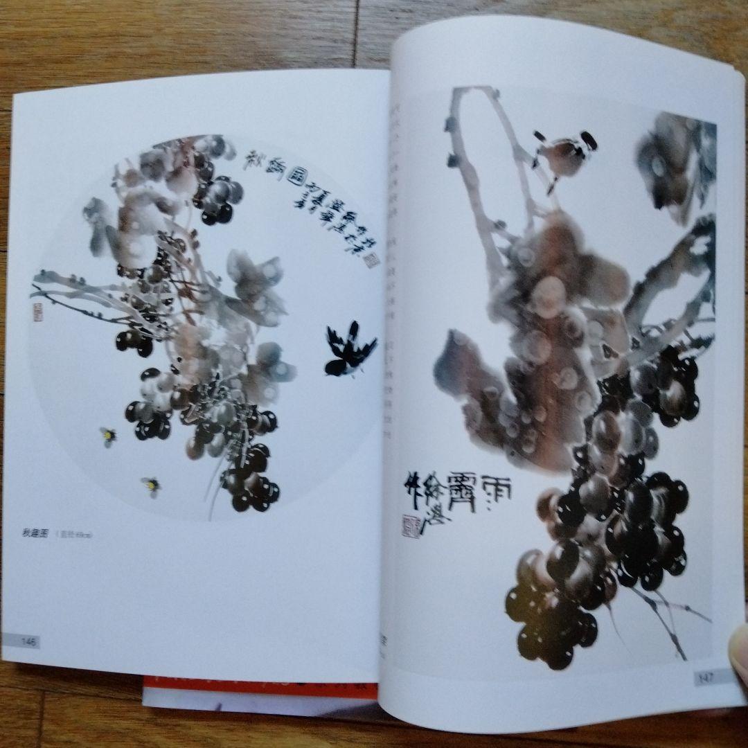 中国水墨画花鳥画大型教科書㊤㊦冊人気画家徐湛著水墨画教室必備品美術教育の座右の書