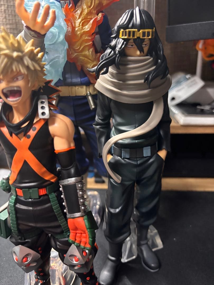 ヒロアカ 一番くじ 爆豪勝己 轟焦凍 相澤消太 フィギュア 3体セット