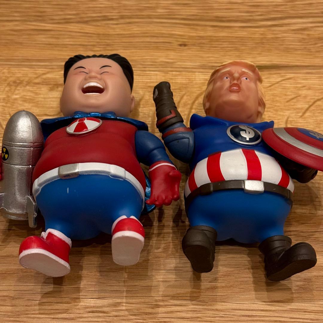 金正恩　ドナルドトランプ フィギュア 約10cm