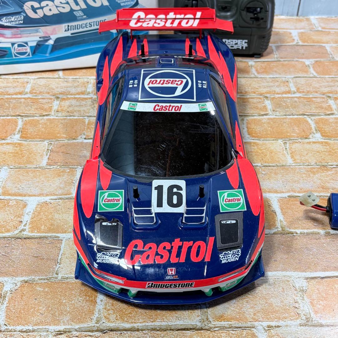絶版 不動品 タミヤ 1/10 RC カストロール 無限 NSX