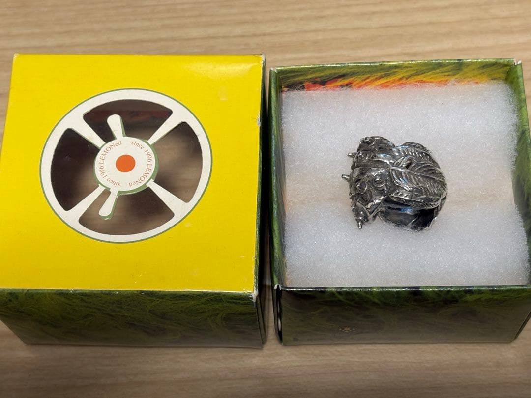 【希少】hideyourface ギーガーリングLEMONed Silver