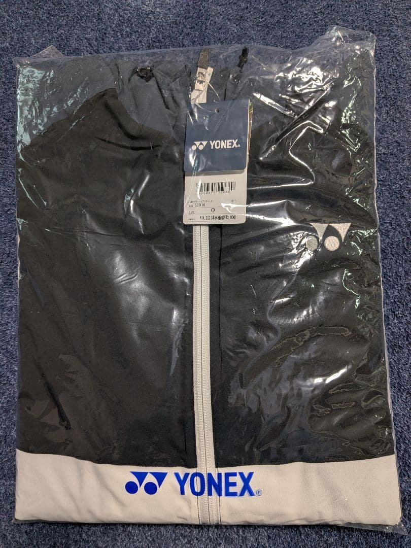 YONEX 裏地付きウォームアップパーカー サイズO ホワイト