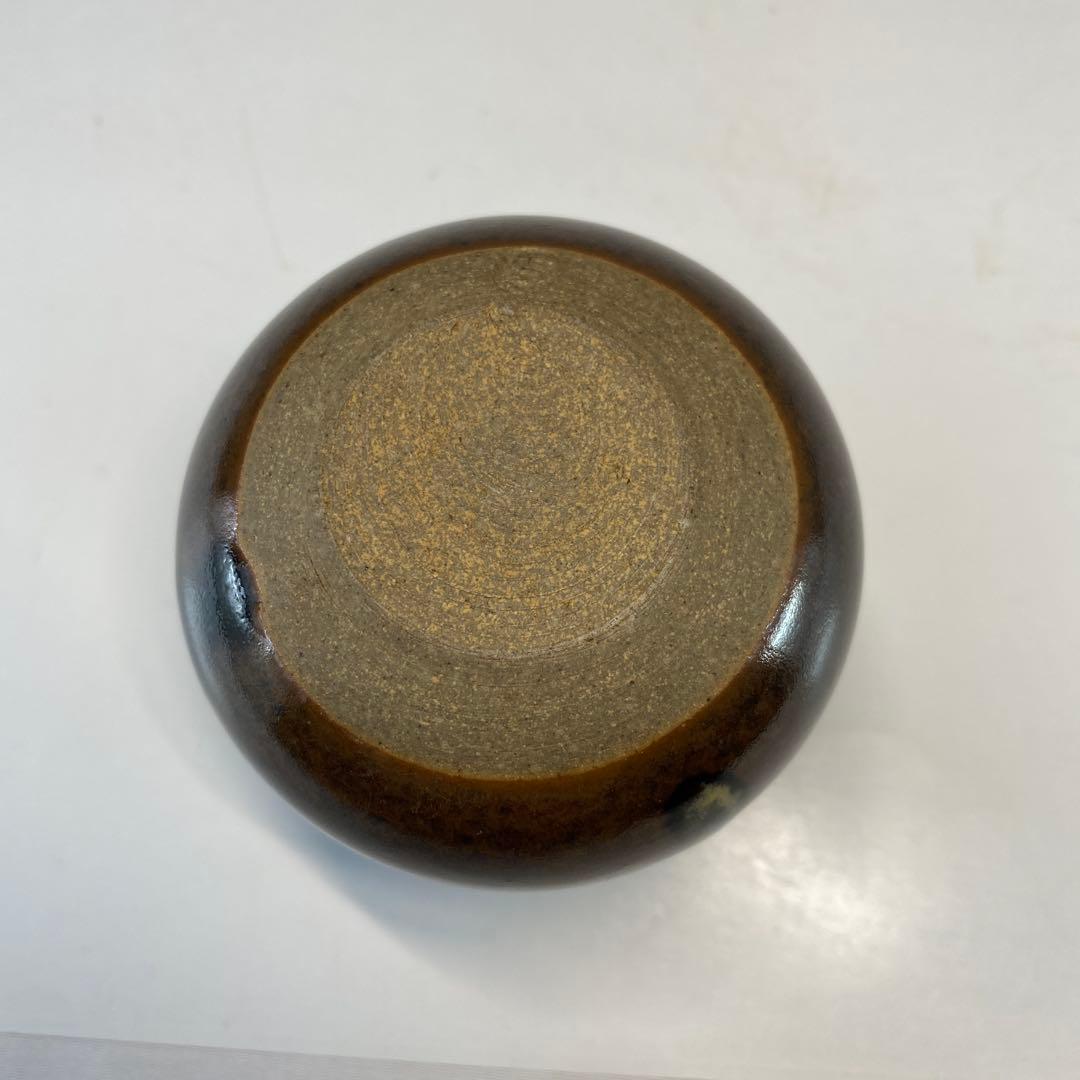 【茶道具】膳所焼茶入（共箱）