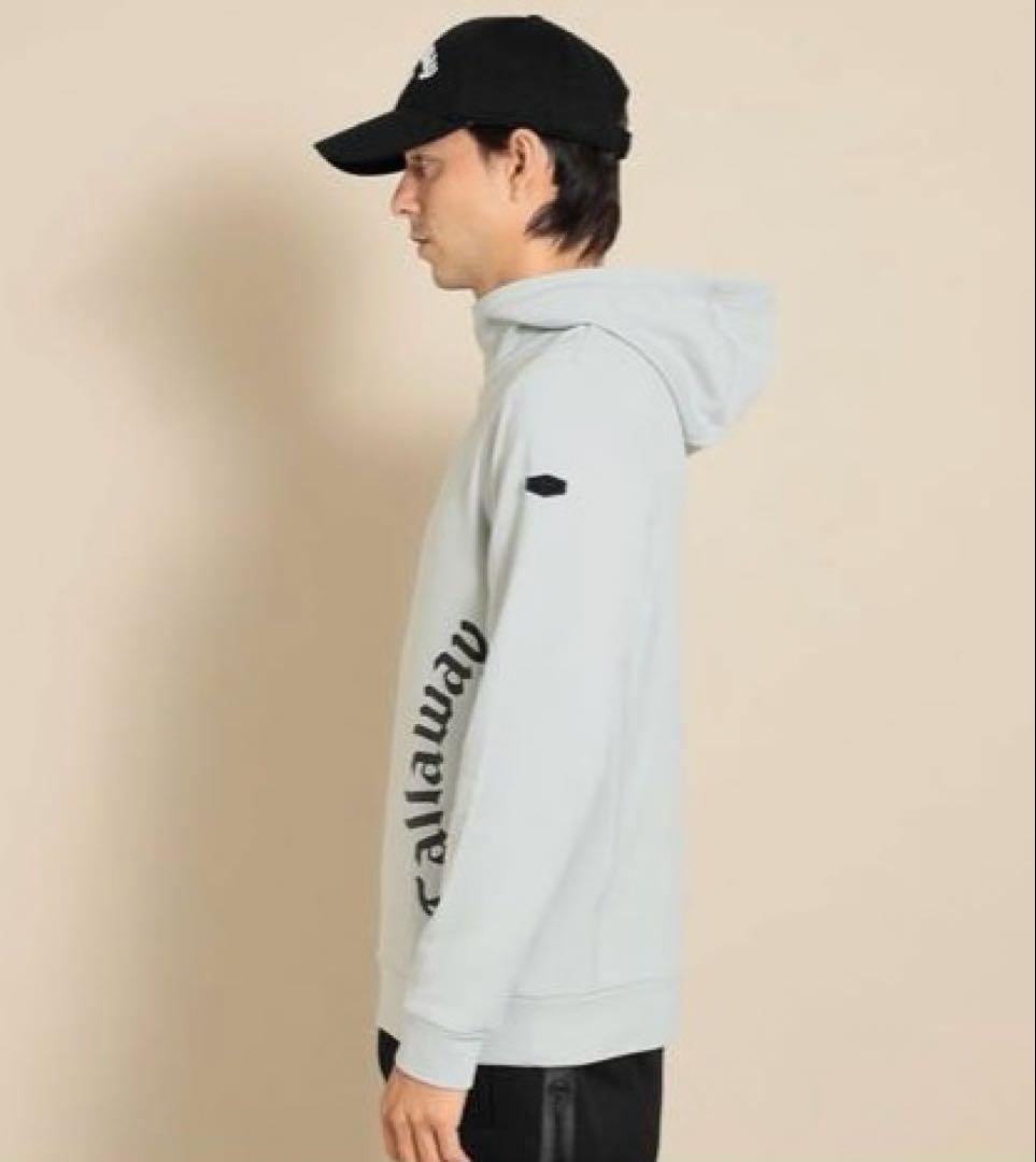 callaway キャロウェイ メンズ 裏起毛 長袖 フーディー　アーチロゴ　M