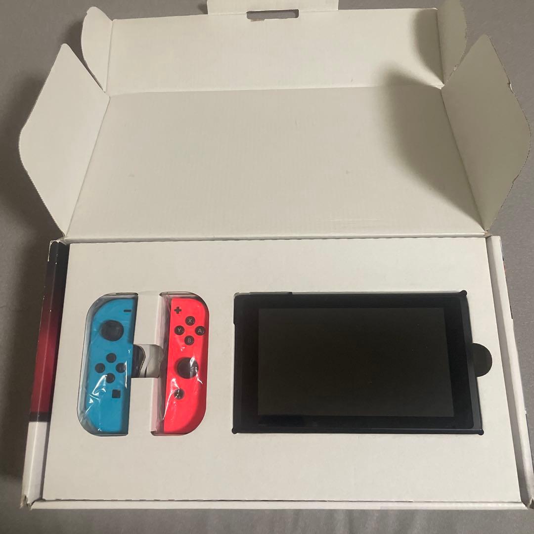 【美品】Nintendo Switch ネオンブルー/レッド本体旧モデル欠品無し