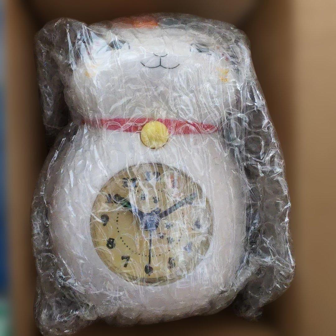 オマケ付き 夏目友人帳 ニャンコ先生 ゆらゆらボイスクロック 時計