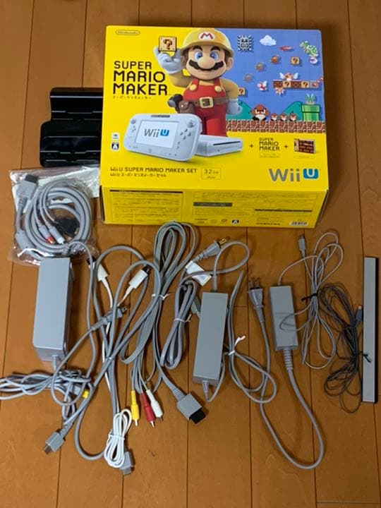 WiiU(マリオメーカーダウンロード版)&Wii&WiiFITセット