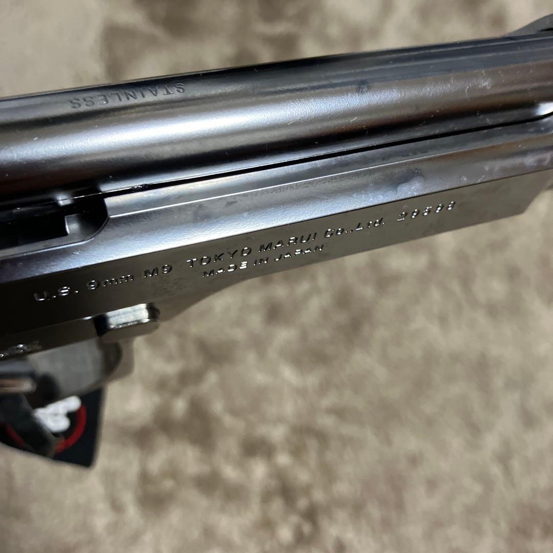 東京マルイ、ニューガスブローバックM92F クロームステンレス ミリタリーモデル