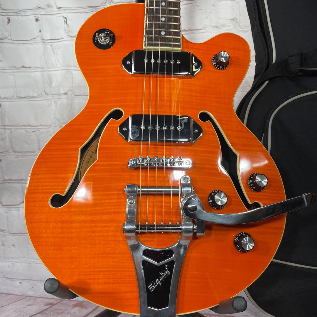 epiphone WILDKAT エピフォン エレキギター サンライズオレンジ