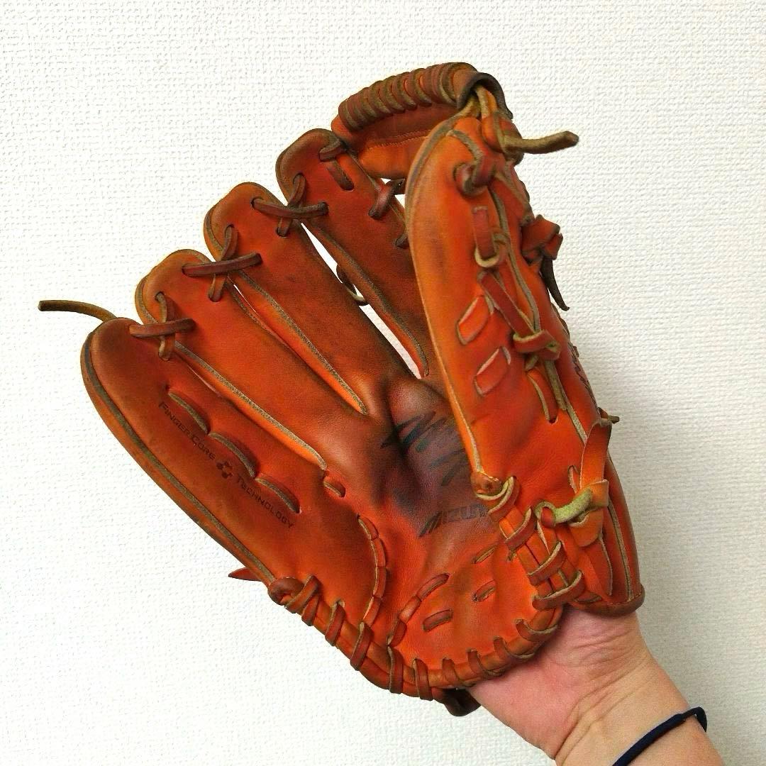 130 ミズノプロ キップレザー 即戦力 硬式 左投げ 外野手用グローブ
