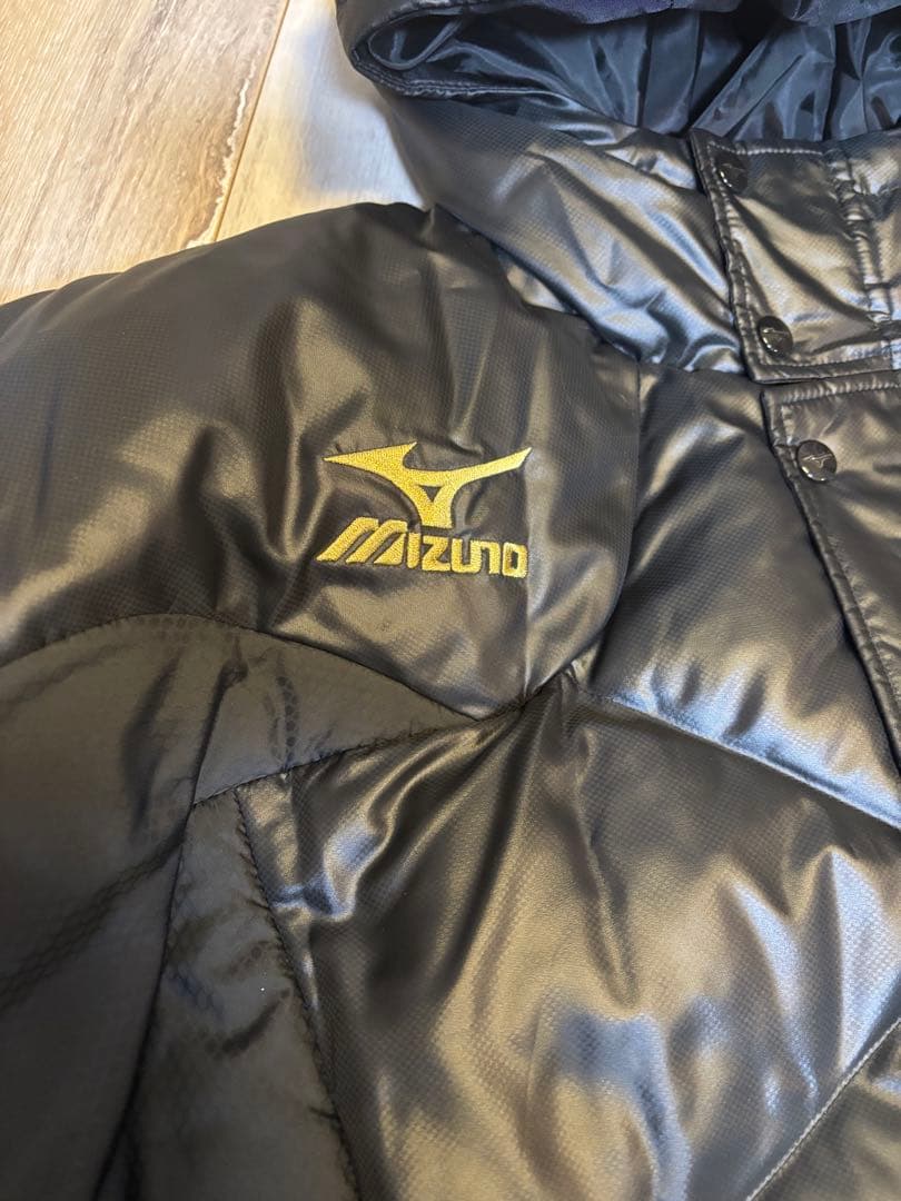 MIZUNO ベンチコート ミズノ ダウンコート ロング ブラック 黒 XL