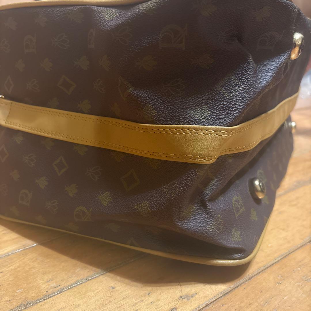 ボストンバッグ ダークブルー