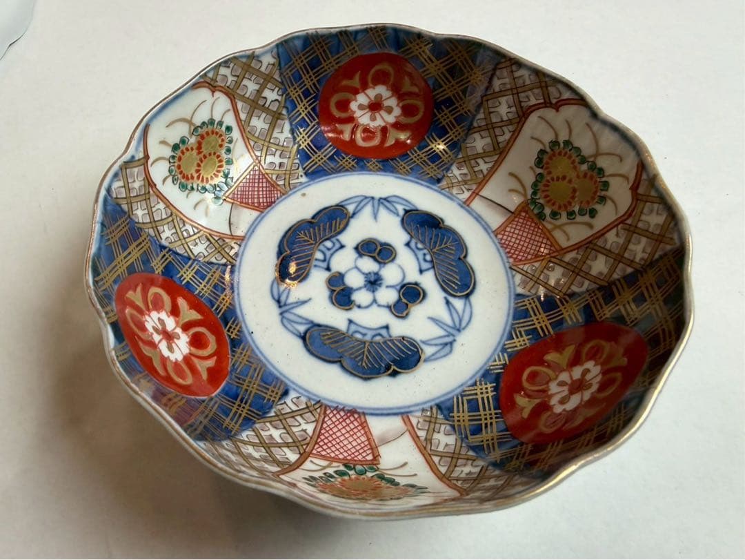 古伊万里　皿　装飾　赤絵　5枚