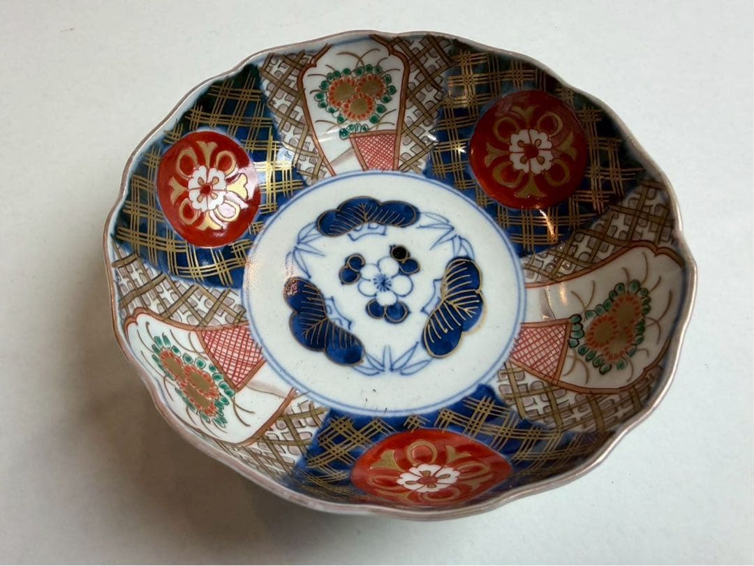 古伊万里　皿　装飾　赤絵　5枚