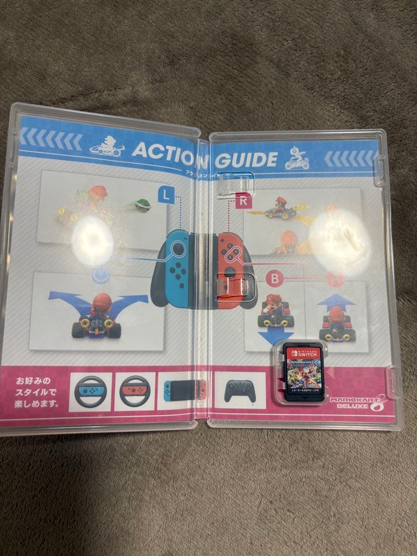NintendoSwitch 本体 マリオカート8 デラックスセット！付属品完備