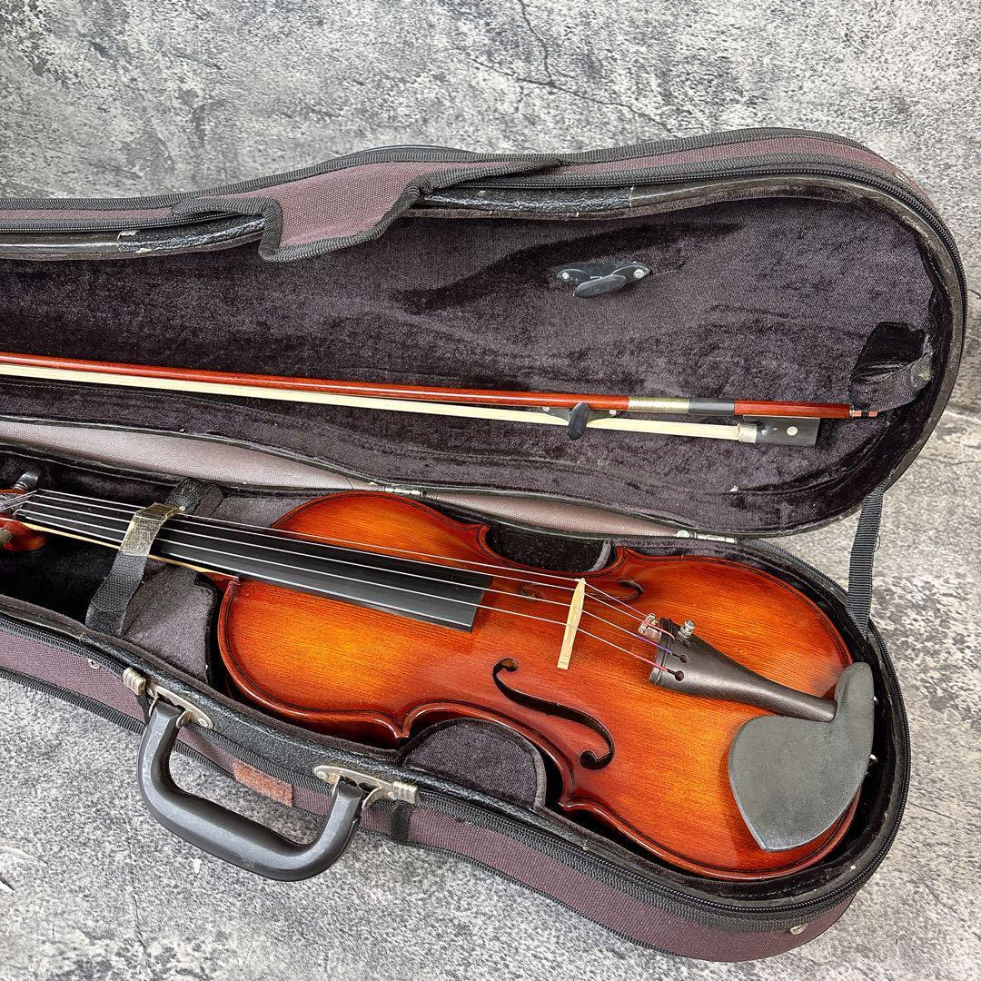 【すぐ弾ける】バイオリン 4/4 フルサイズ 弓・ケース付 初心者向け