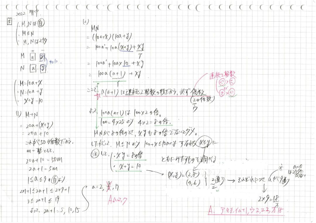 塾講師オリジナル数学解説 全問動画付!! 明中 2016～25 高校入試 過去問
