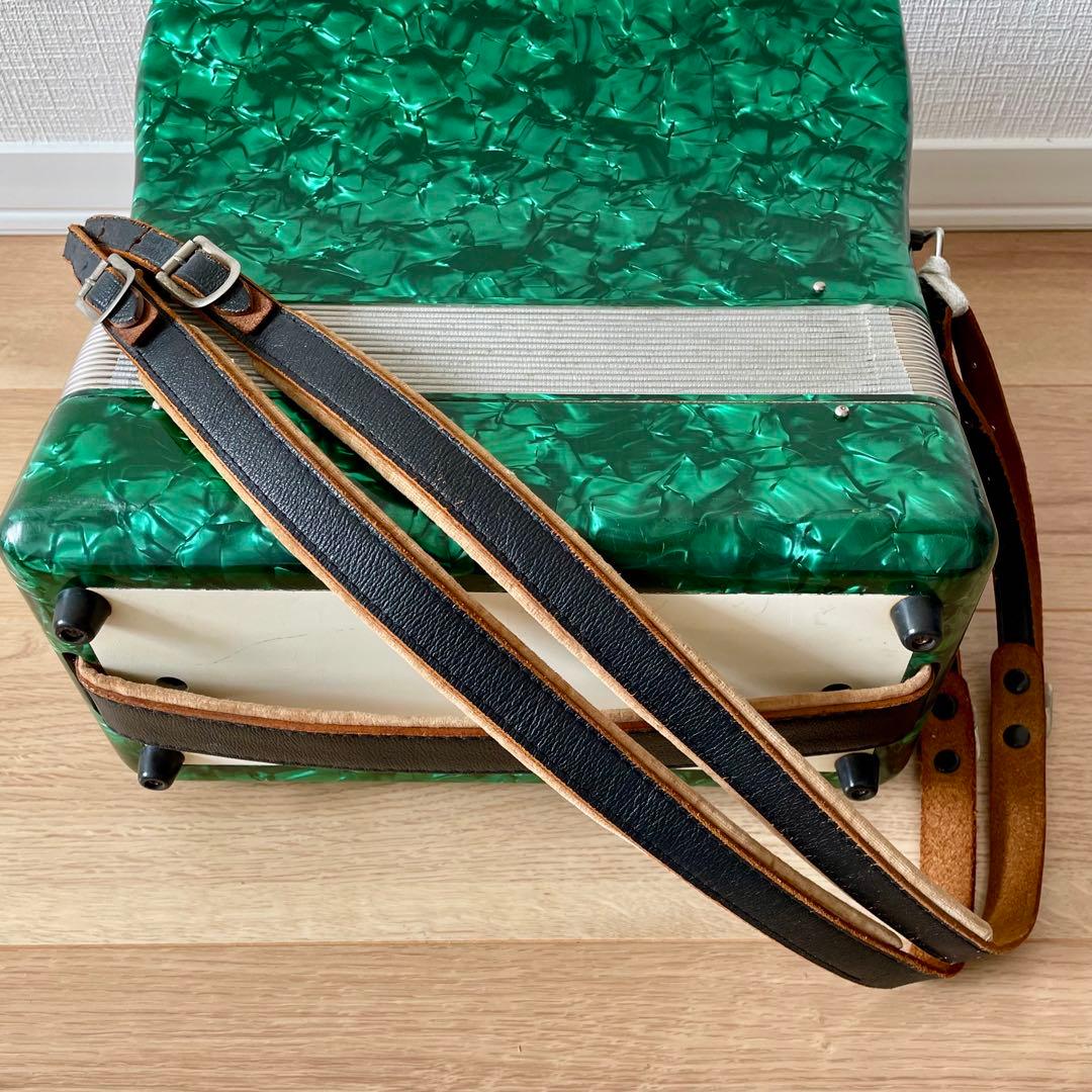 【希少・廃盤】YAMAHA ヤマハ アコーディオン ALTO 25 グリーン