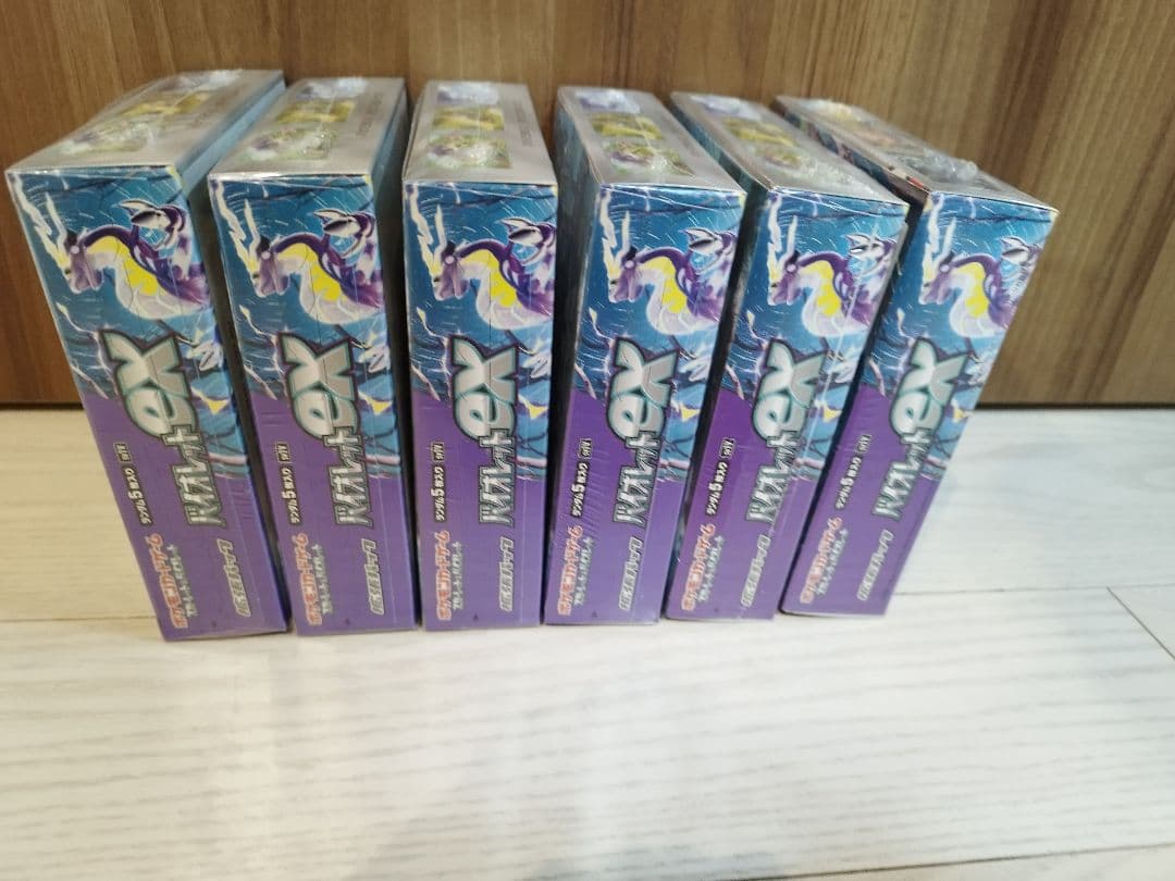 【新品未開封】ポケモンカードゲーム バイオレットex 6box シュリンク付き